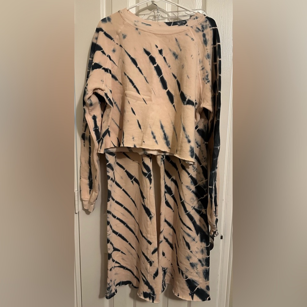 Wildfox Tie Dye Sweatshirt & Pant Set New